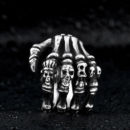 Creative Punk Hand Bone Ring