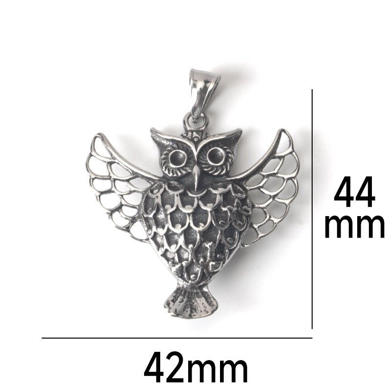Hollow owl Necklace