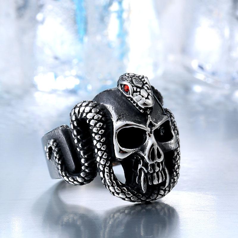 Python Skull Ring