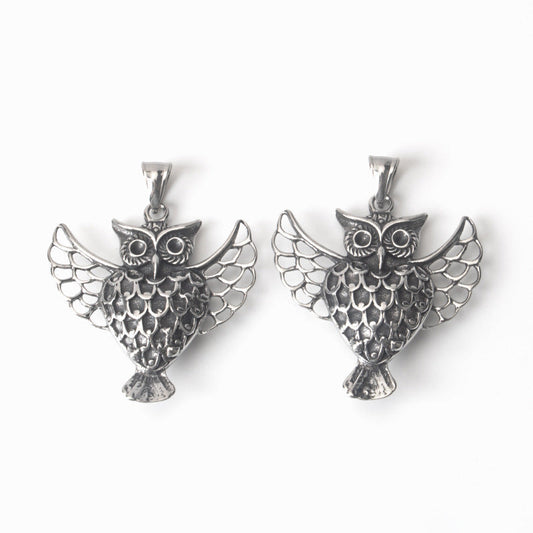 Hollow owl Necklace
