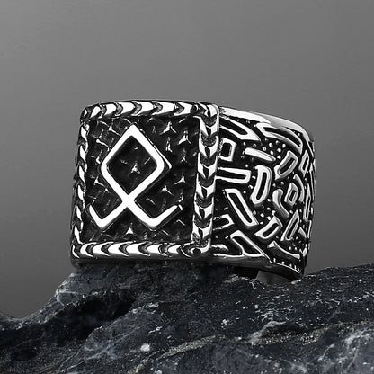 Goth Odin Rune Ring