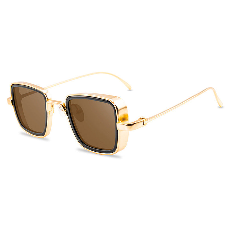 Steampunk Square Frame Sunglasses