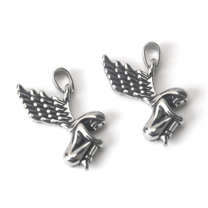 Lucky Guardian Angel Wings Necklace