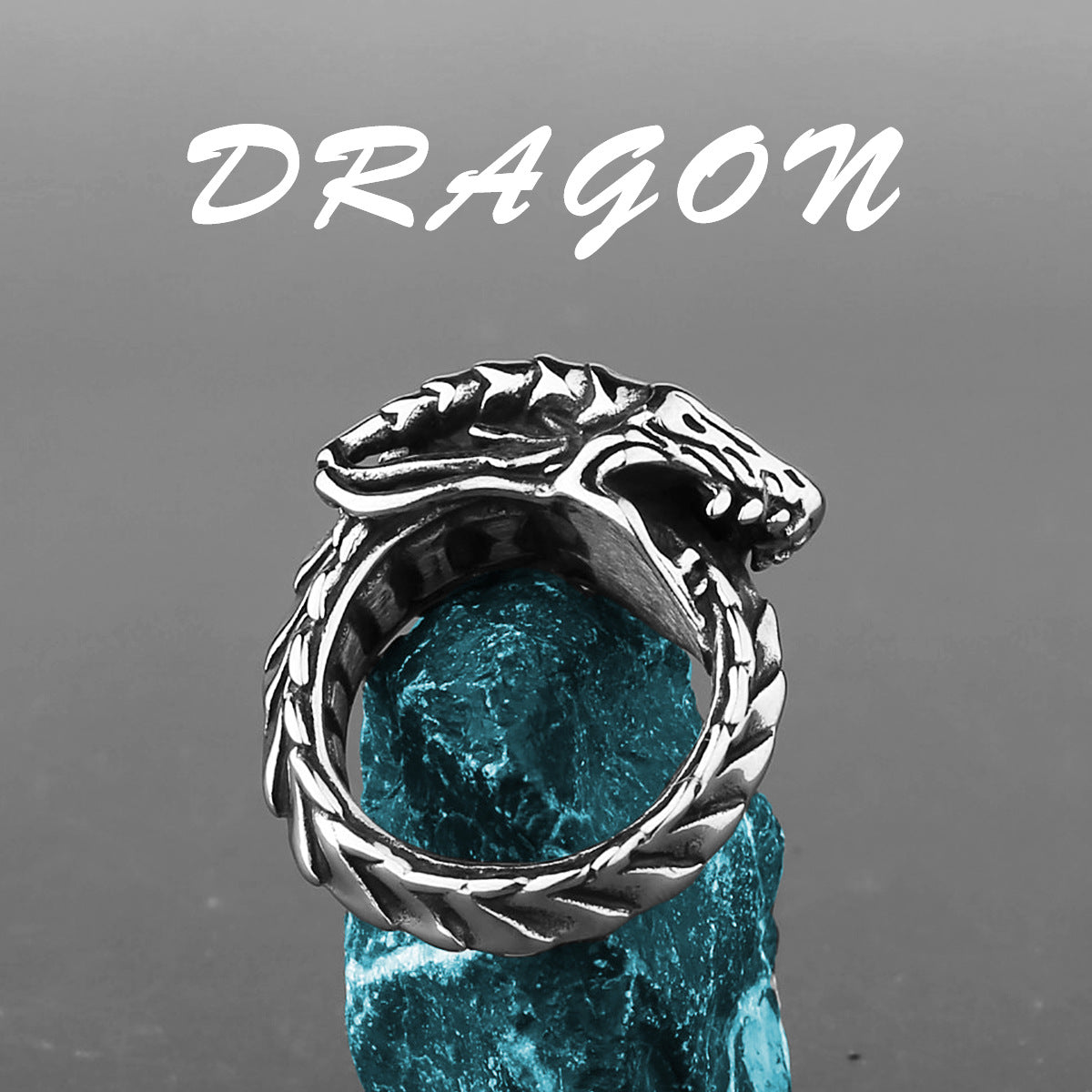 Goth Dragon Ring
