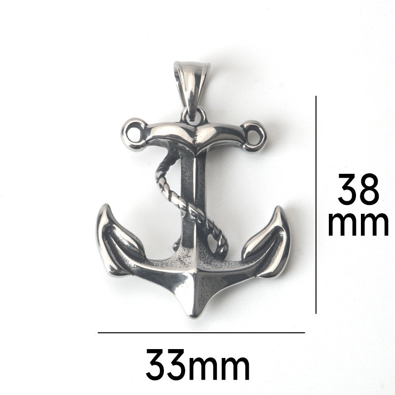 Vintage ship anchor Necklace