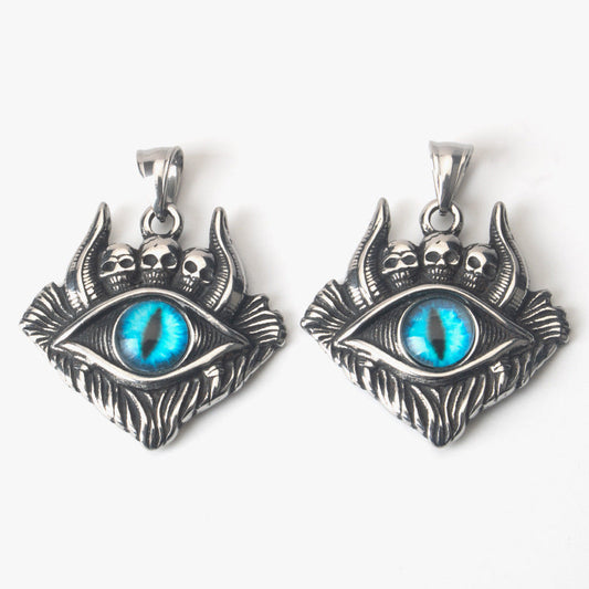 Dark Blue Devil's Eye Necklace