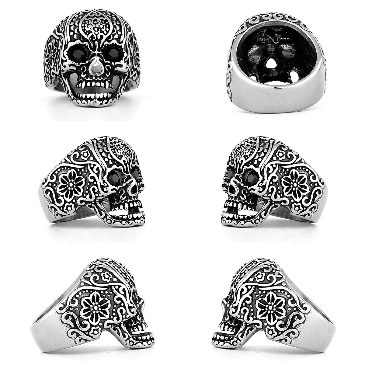 Goth Skull Ring